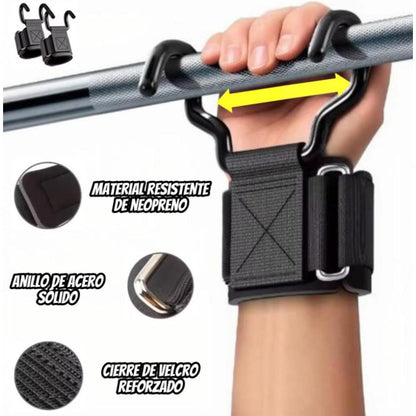 Ganchos de agarre reforzados GYM